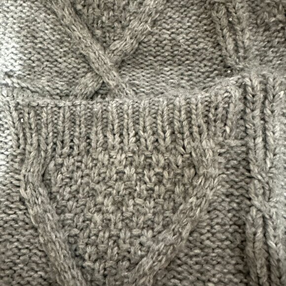 Time and Tru, Gray oversized sweater, Size XL - Picture 6 of 8